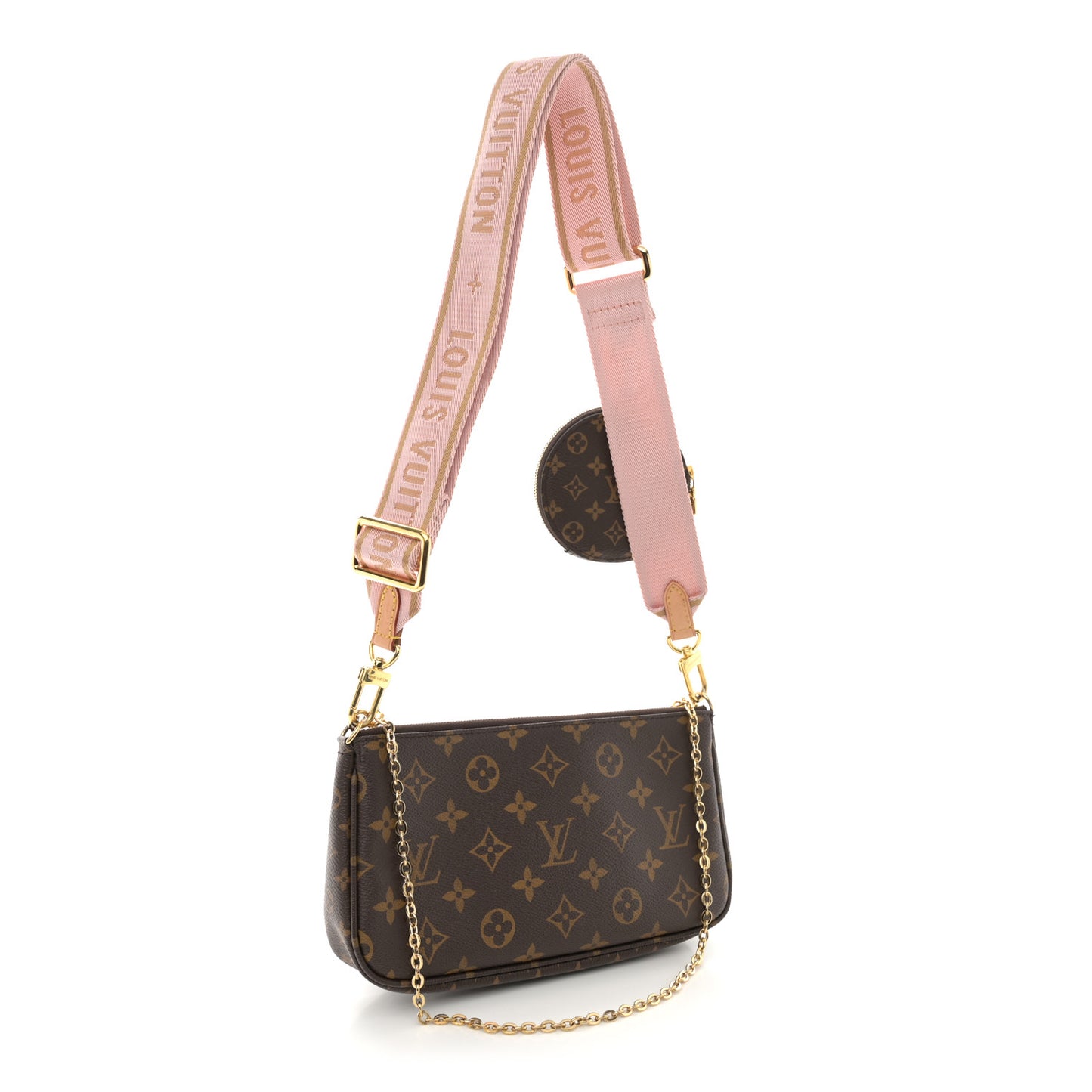 Monogram Multi Pochette Accessories Rose Clair