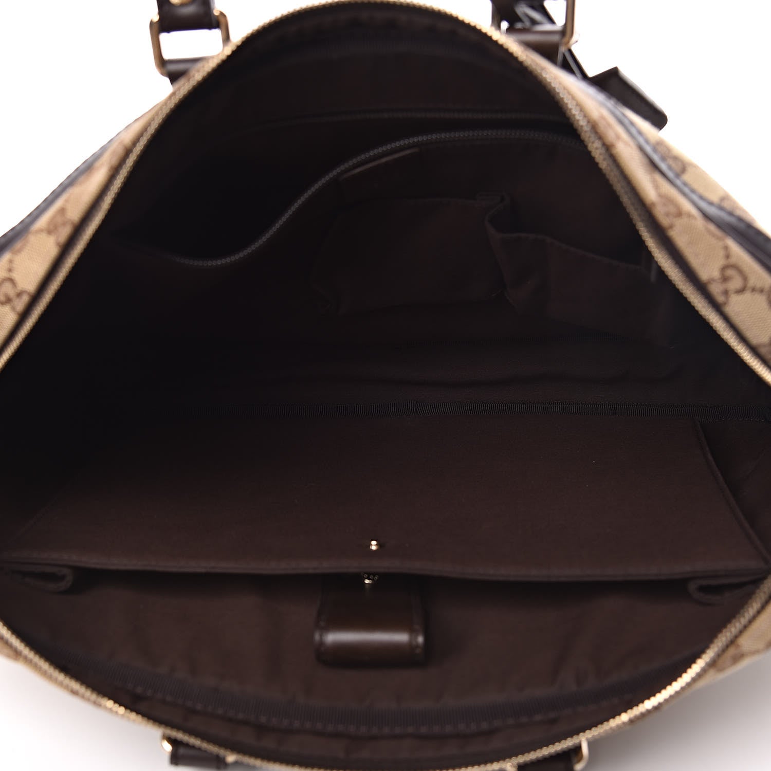 Gucci Monogram Web Briefcase Dark Brown 5 of 13
