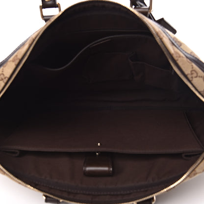 Gucci Monogram Web Briefcase Dark Brown 5 of 13