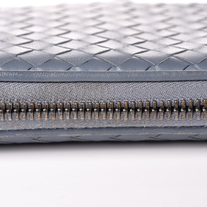 Bottega Veneta Nappa Intrecciato Zip Around Wallet Krim 15 of 15