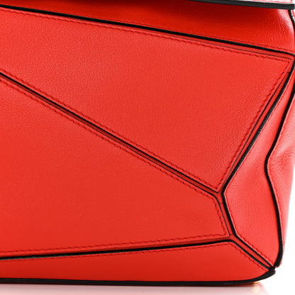 Loewe Calfskin Small Puzzle Bag Scarlet 9 of 12