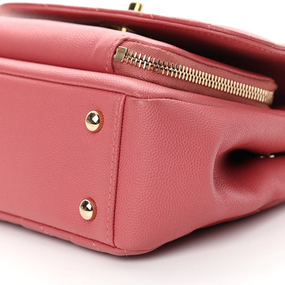 Chanel Caviar Quilted Small Business Affinity Flap Pink 10 of 15