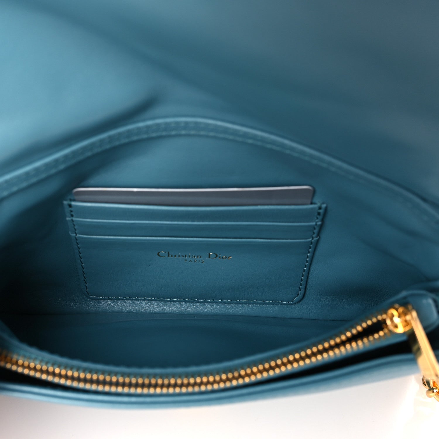Christian Dior Calfskin Macrocannage Mini Caro Bag Horizon Blue 5 of 10