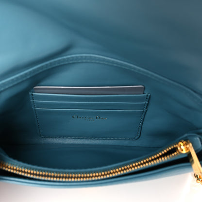 Christian Dior Calfskin Macrocannage Mini Caro Bag Horizon Blue 5 of 10