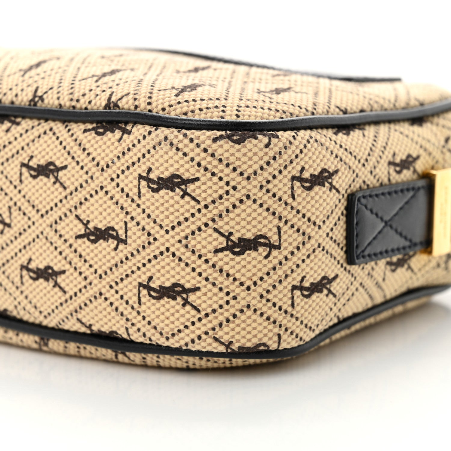 Saint Laurent Canvas Monogram All Over Camera Bag Beige 10 of 10