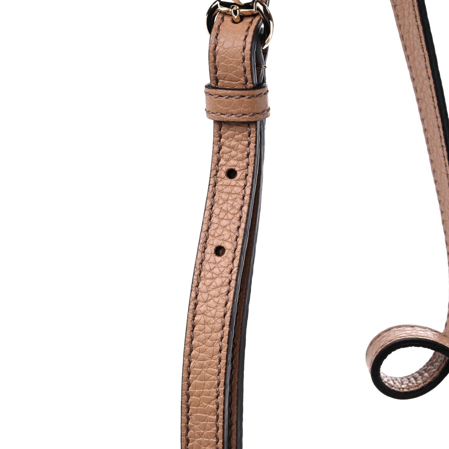 Pebbled Calfskin Small Soho Disco Bag Camelia