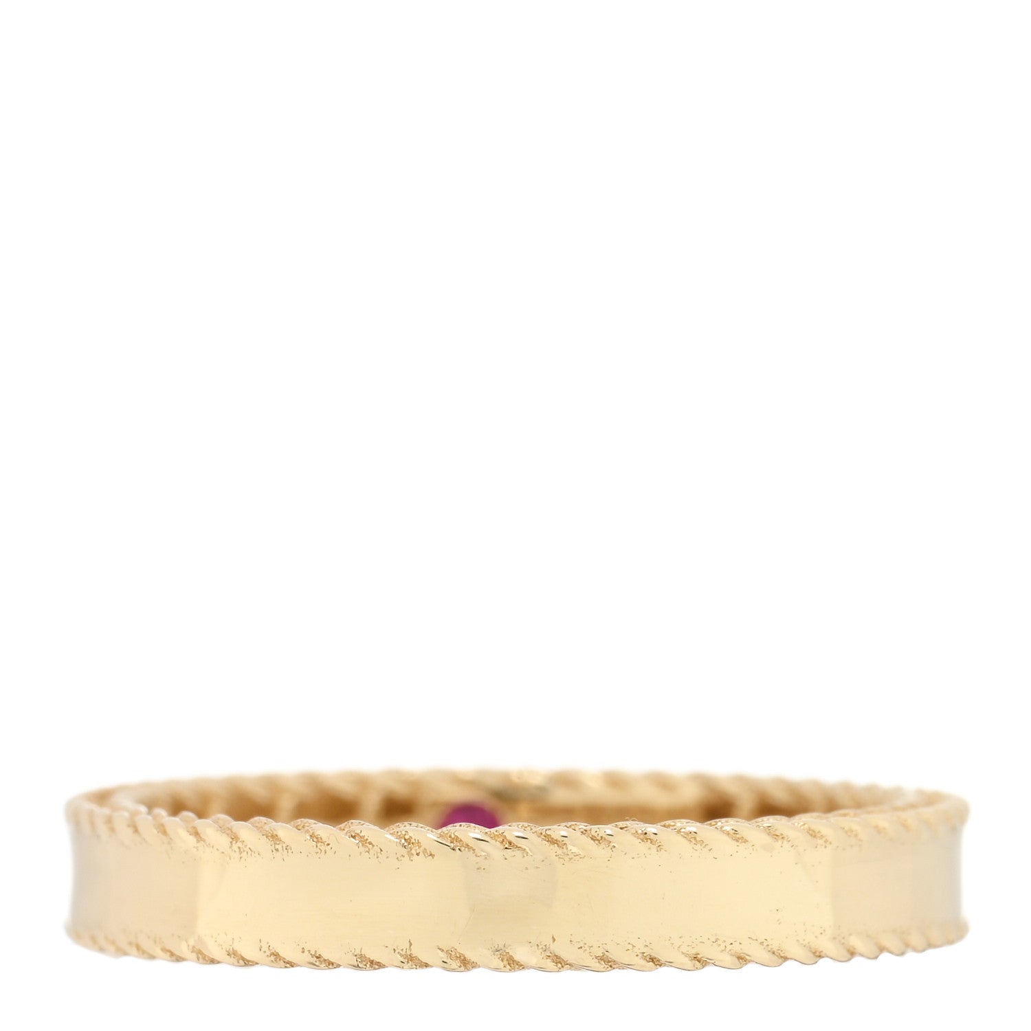 Roberto Coin 18K Yellow Gold Symphony Princess Ring 54 6.75 1 of 4