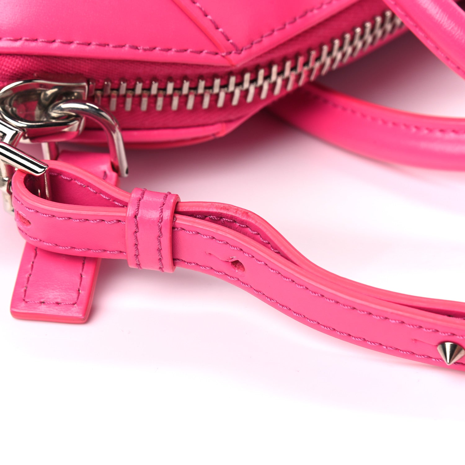 Givenchy Shiny Lord Calfskin Mini Antigona Shocking Pink 6 of 6