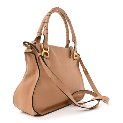 Chloe Calfskin Medium Marcie Satchel  Light Tan 2 of 14