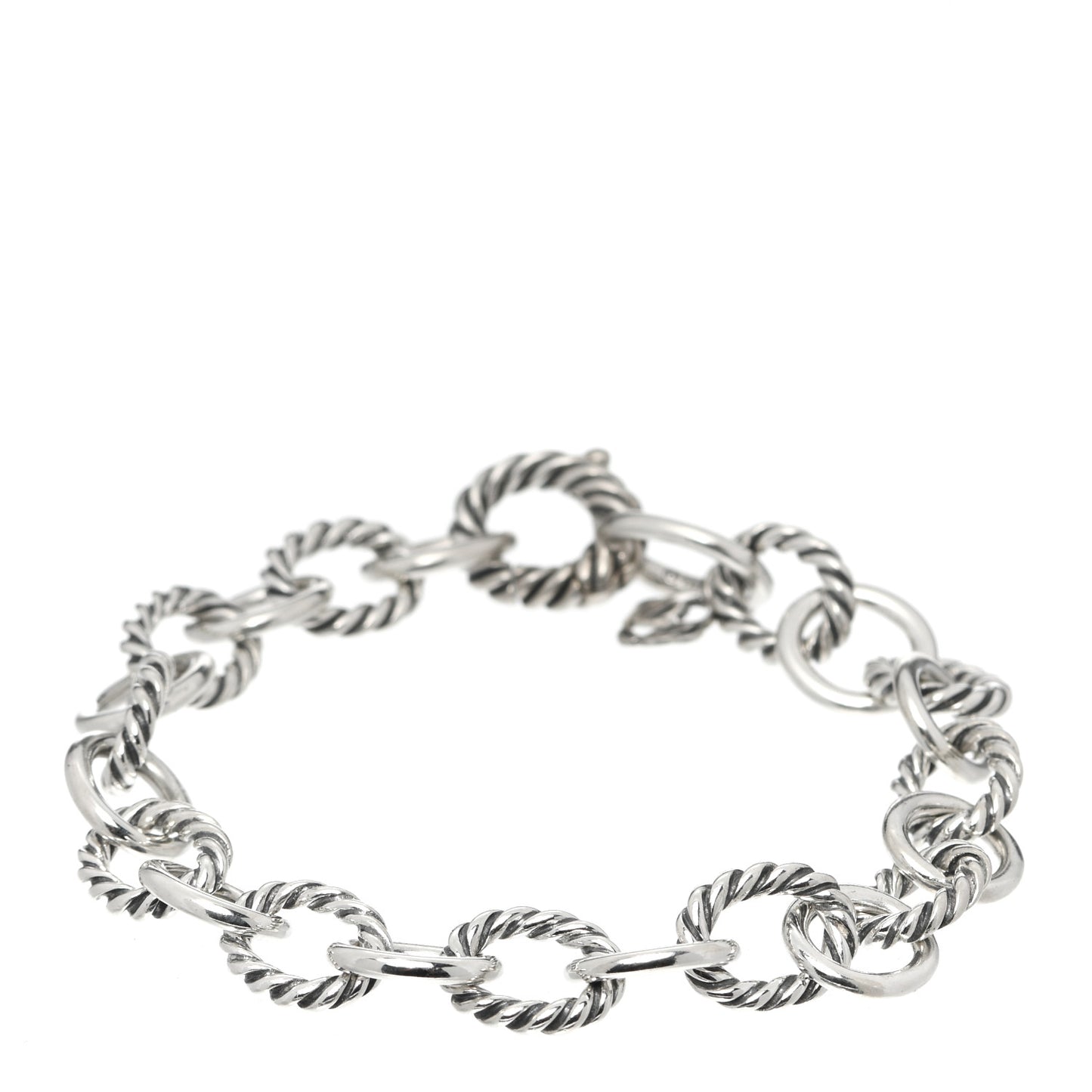 Sterling Silver 10mm Medium Oval Link Bracelet