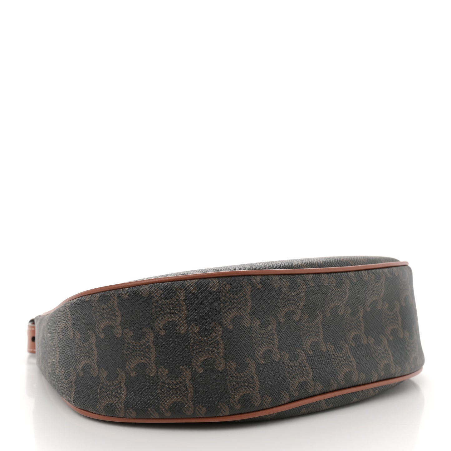 Triomphe Canvas Calfskin Ava Shoulder Bag Tan
