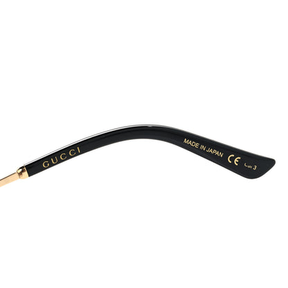 Gucci Acetate Round Frame Sunglasses GG0205SK Black 5 of 7