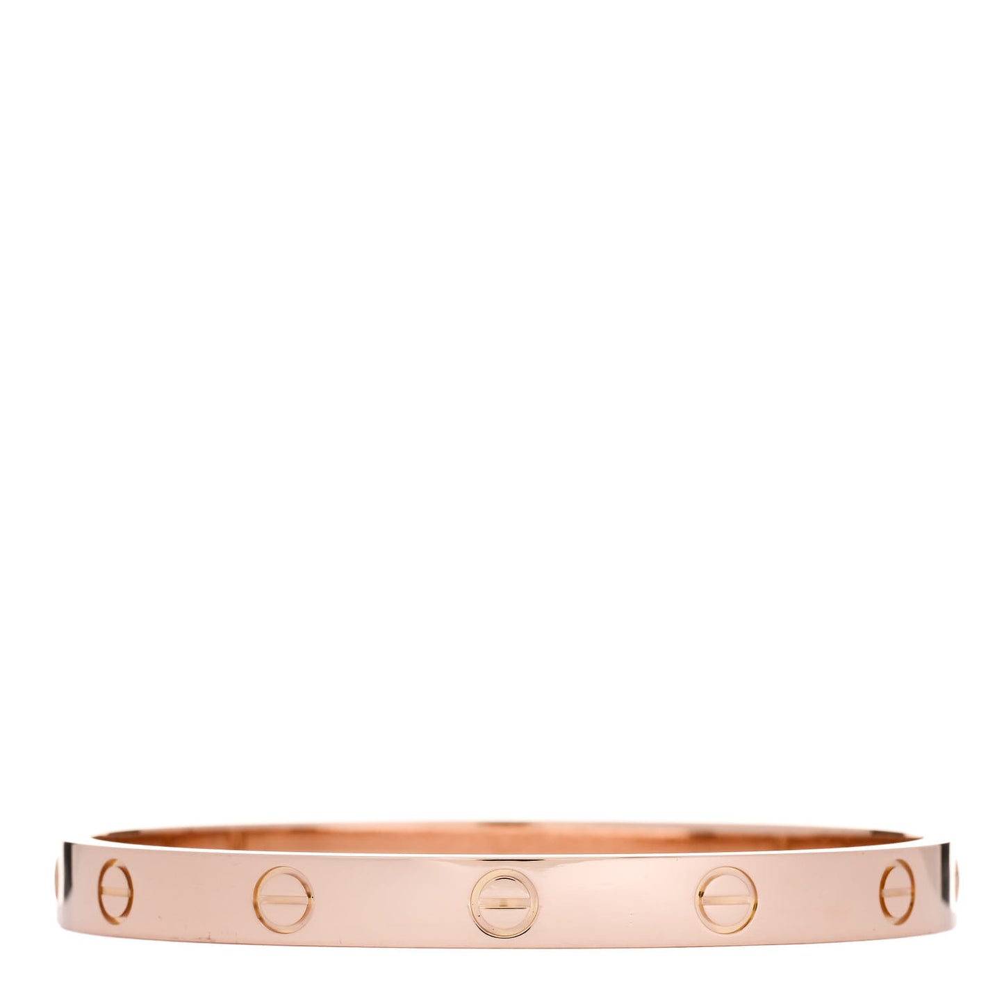 18K Pink Gold LOVE Bracelet 17
