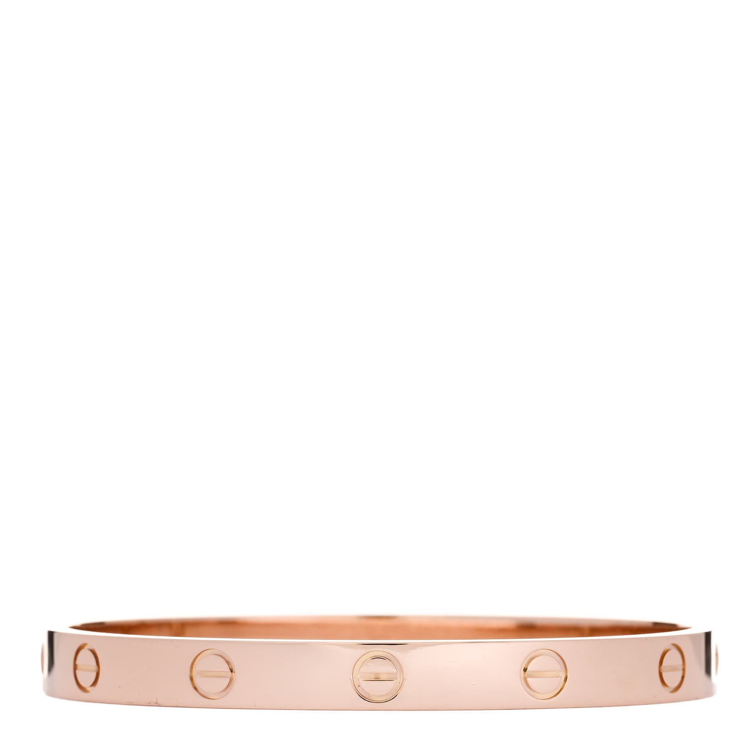 Cartier 18K Pink Gold LOVE Bracelet 17 2 of 9