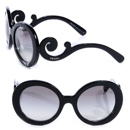 Prada Baroque Sunglasses SPR 27N Black 1 of 5