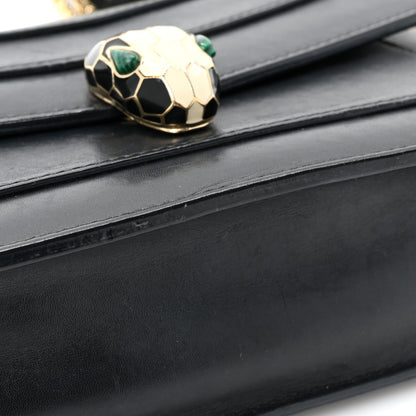 Bulgari Calfskin Serpenti Forever Crossbody Bag Black 15 of 21