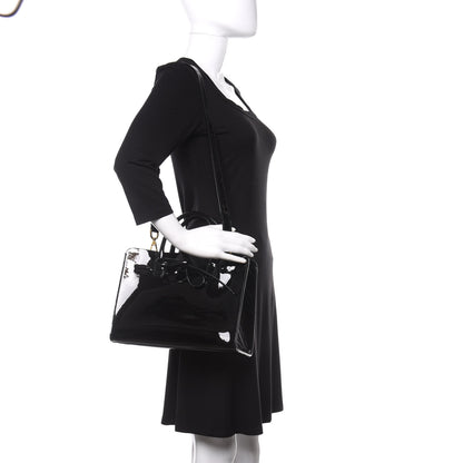 Mansur Gavriel Patent Mini Sun Bag Black 2 of 9