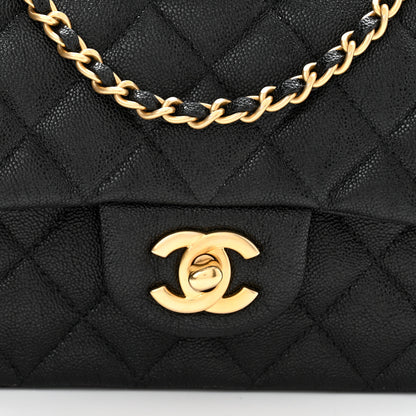 Chanel Caviar Quilted Mini Top Handle Rectangular Flap Black 8 of 11