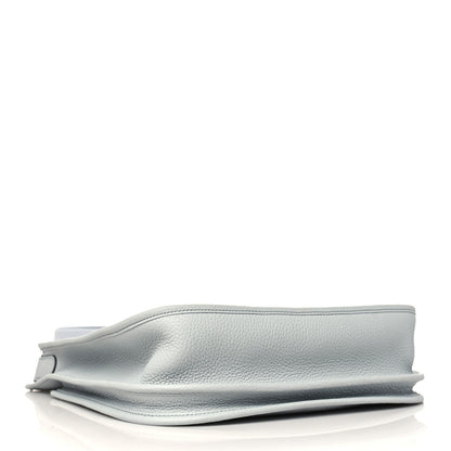 Hermes Taurillon Clemence Evelyne III PM Bleu Pale 4 of 10