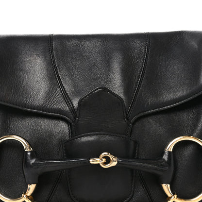 Gucci Calfskin Horsebit Flap Black 8 of 10