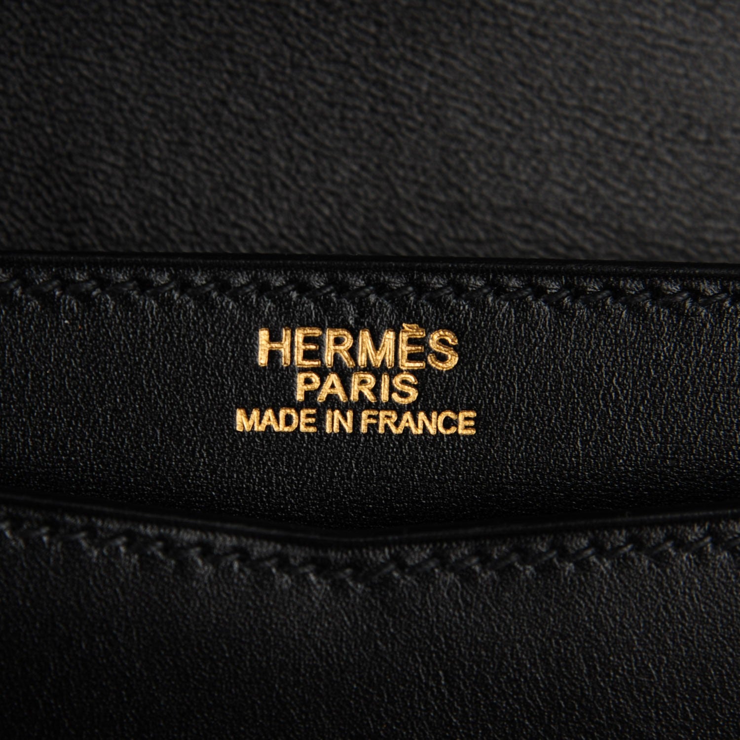 Hermes Box Calfskin Faco Clutch Black 7 of 9