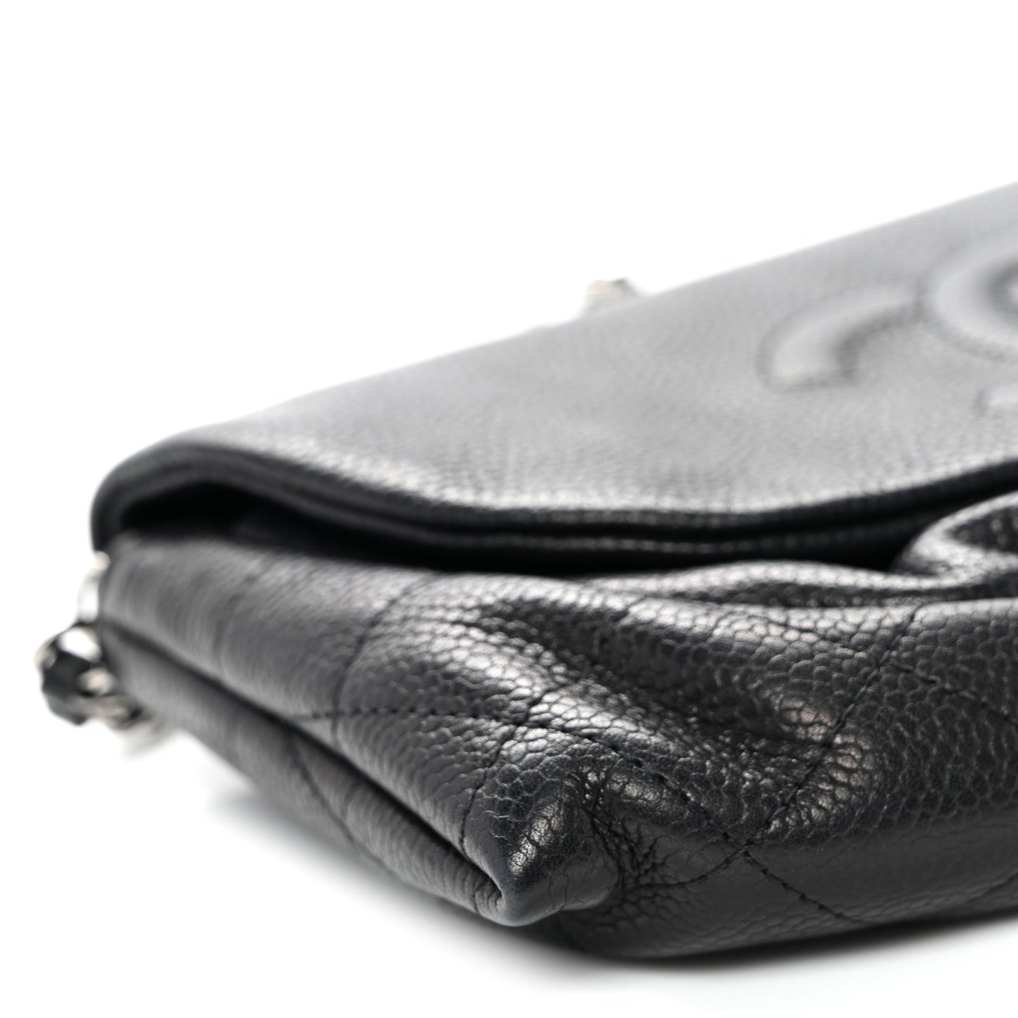 Caviar Half Moon Wallet On Chain WOC Black