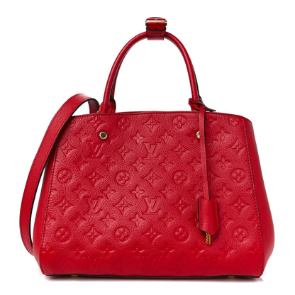 Louis Vuitton Empreinte Montaigne MM Cherry 1 of 15