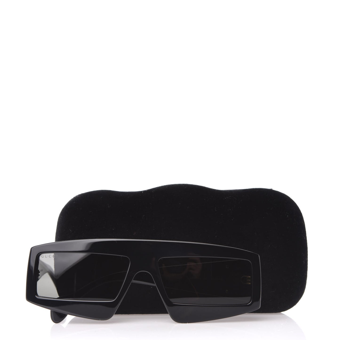 Acetate Rectangular GG0358S Sunglasses Black