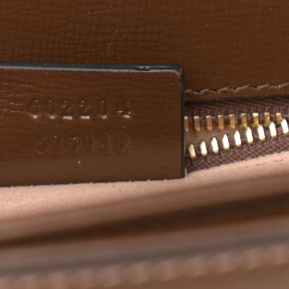 Gucci Azalea Calfskin Horsebit 1955 Shoulder Bag Brown Sugar 8 of 11