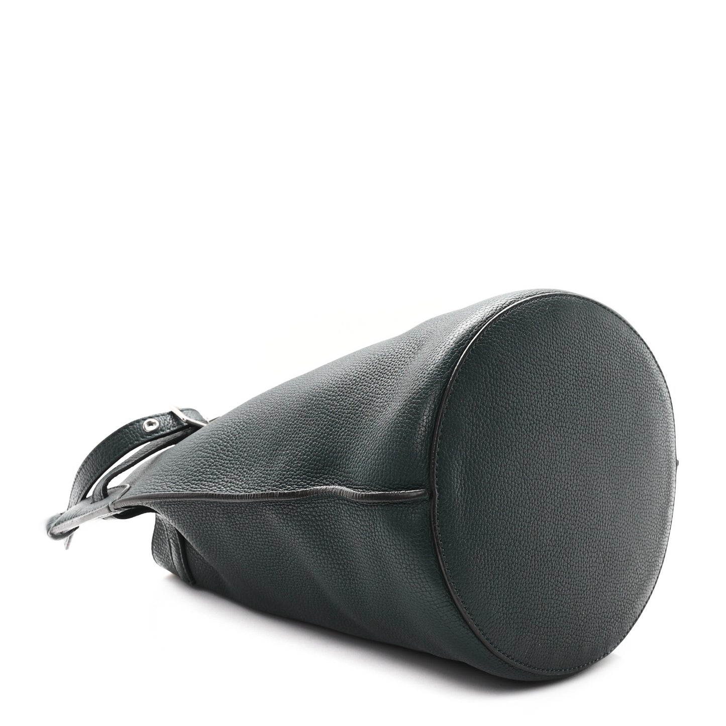 Supple Grained Calfskin Big Bag Bucket Amazone