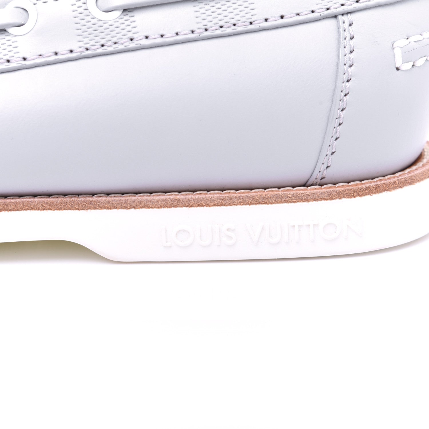 Louis Vuitton Damier Infini Mens Marina Bay Boat Shoes 11 Gris 12 of 12