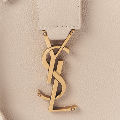 Saint Laurent Calfskin Baby Monogram Downtown Cabas Beige 7 of 9