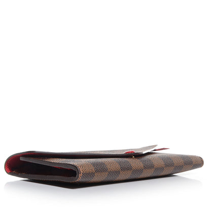 Louis Vuitton Damier Ebene Josephine Wallet Red 4 of 8