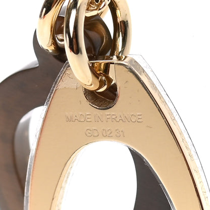 Hermes Permabrass Buffalo Horn Amulette Equestre PM Pendant Necklace Gold 7 of 8