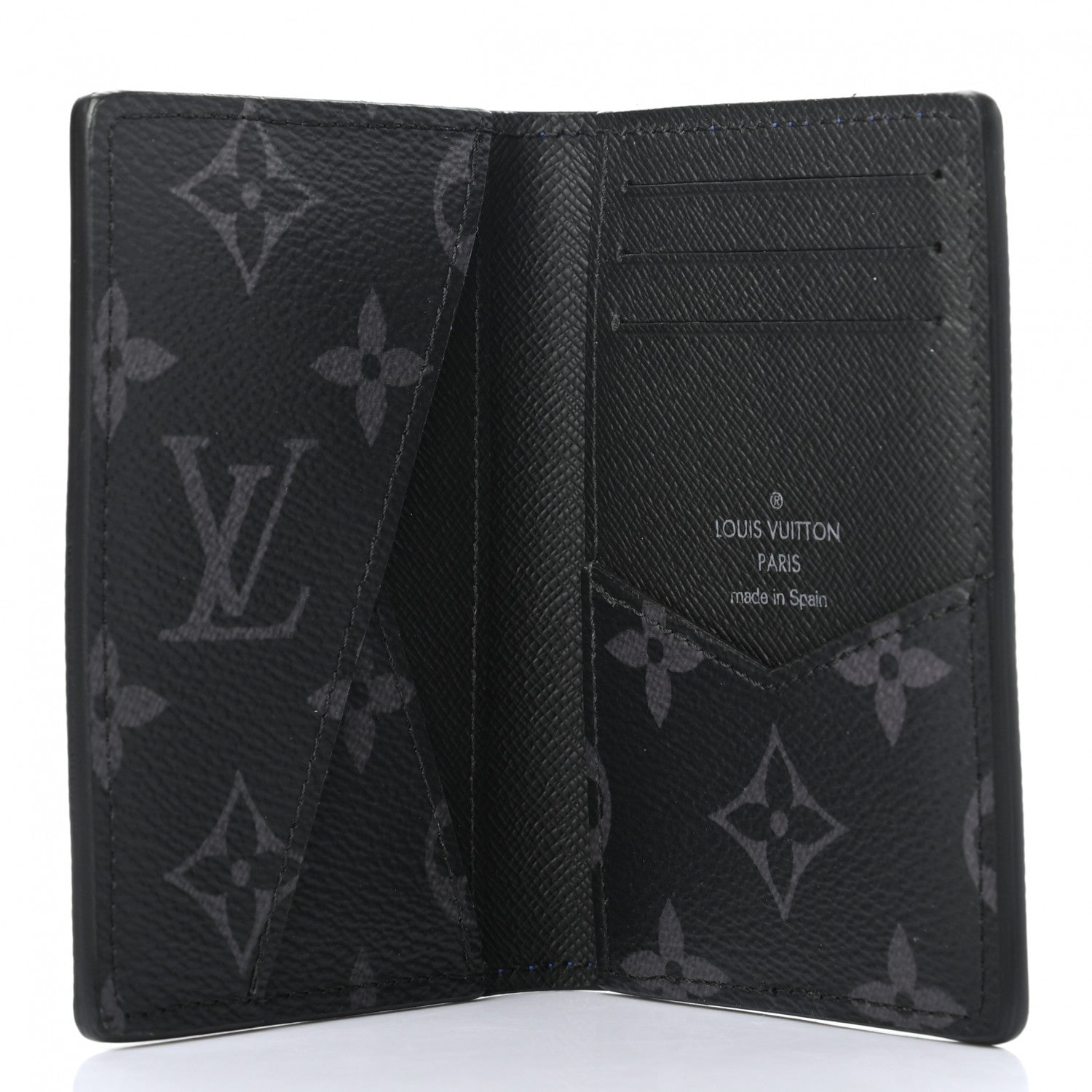 Louis Vuitton Epi Monogram Eclipse Pocket Organizer Blue 5 of 6
