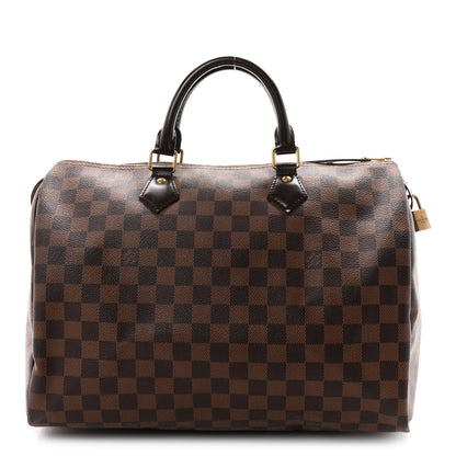 Louis Vuitton Damier Ebene Speedy 35 1 of 10