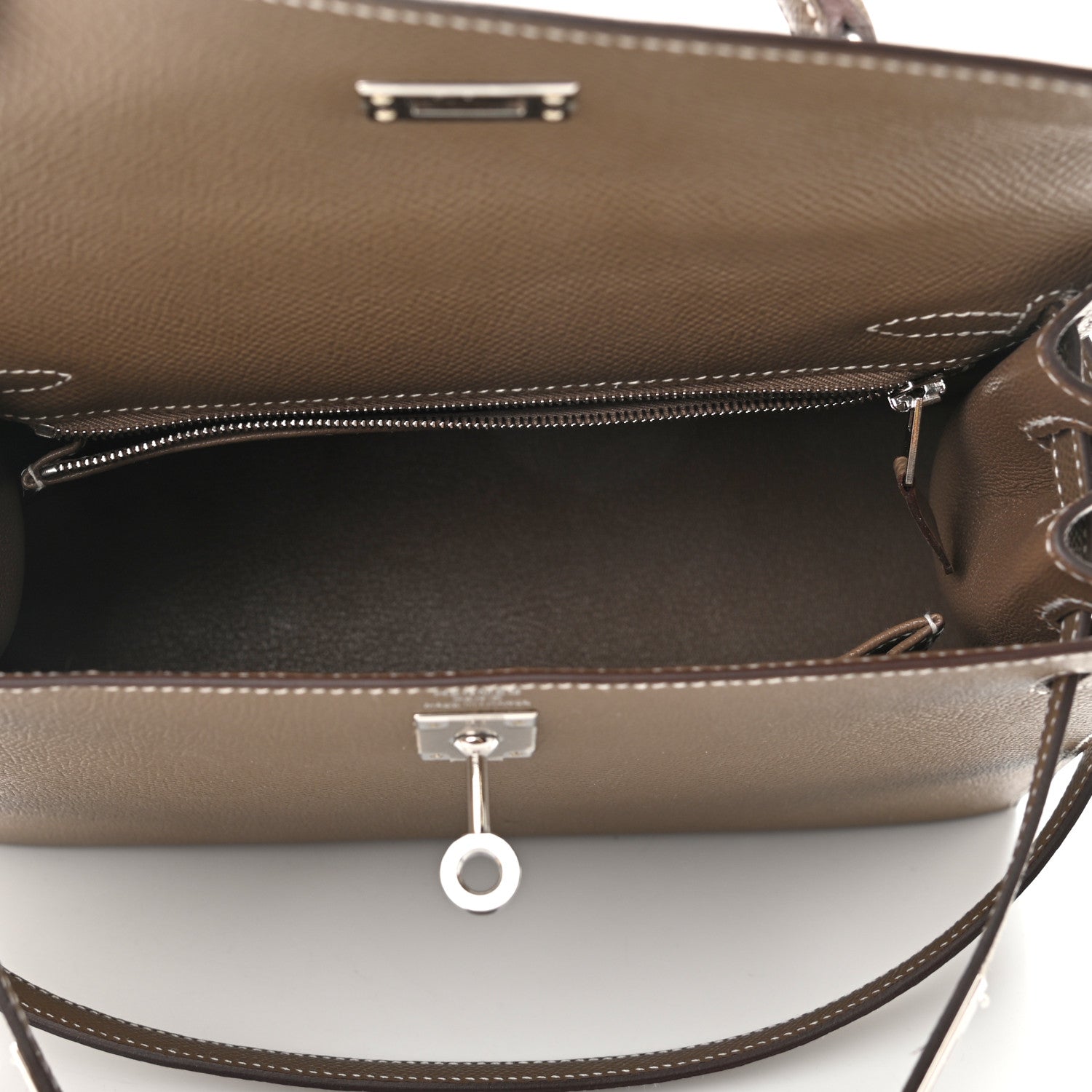 Hermes Epsom Kelly Sellier 25 Etoupe 5 of 10