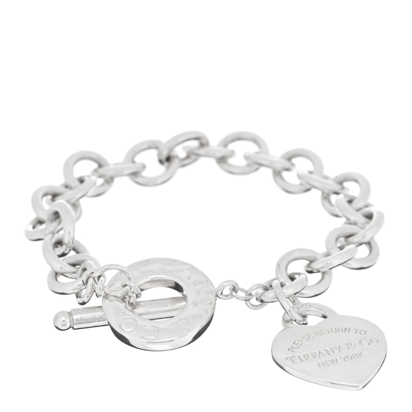 Sterling Silver Return To Tiffany Heart Tag Toggle Bracelet