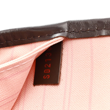 Louis Vuitton Damier Ebene Neo Neverfull MM Rose Ballerine 8 of 11