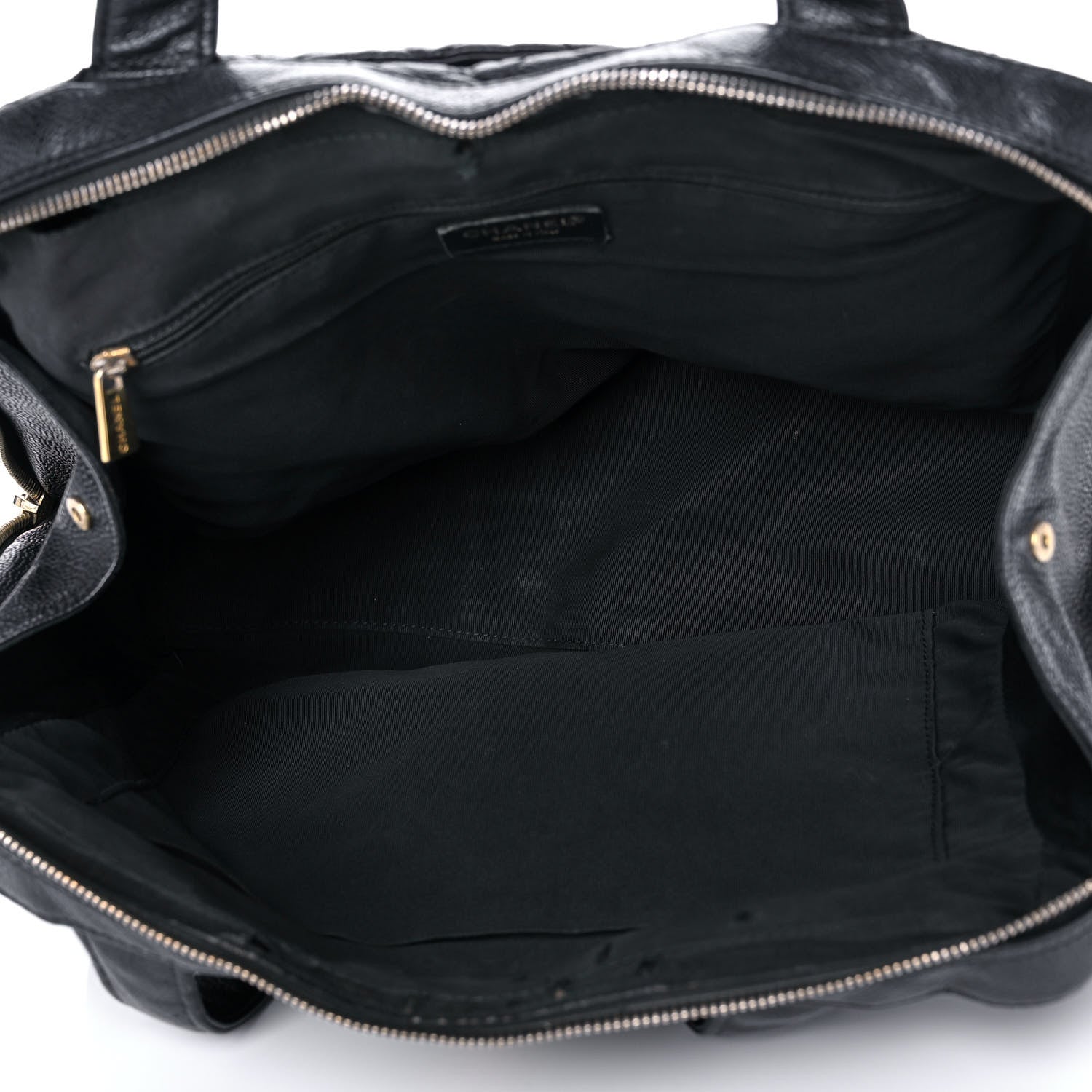 Chanel Caviar Quilted Bowler Black 4 of 17