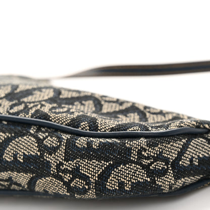 Christian Dior Monogram Mini Saddle Pochette Navy 10 of 11