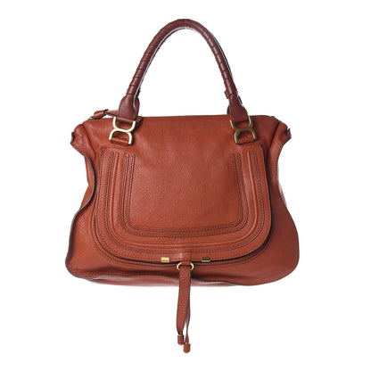 Chloe Calfskin Large Marcie Satchel Maple Leaf 1 of 10