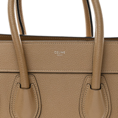 Celine Drummed Calfskin Micro Luggage Dune 10 of 15