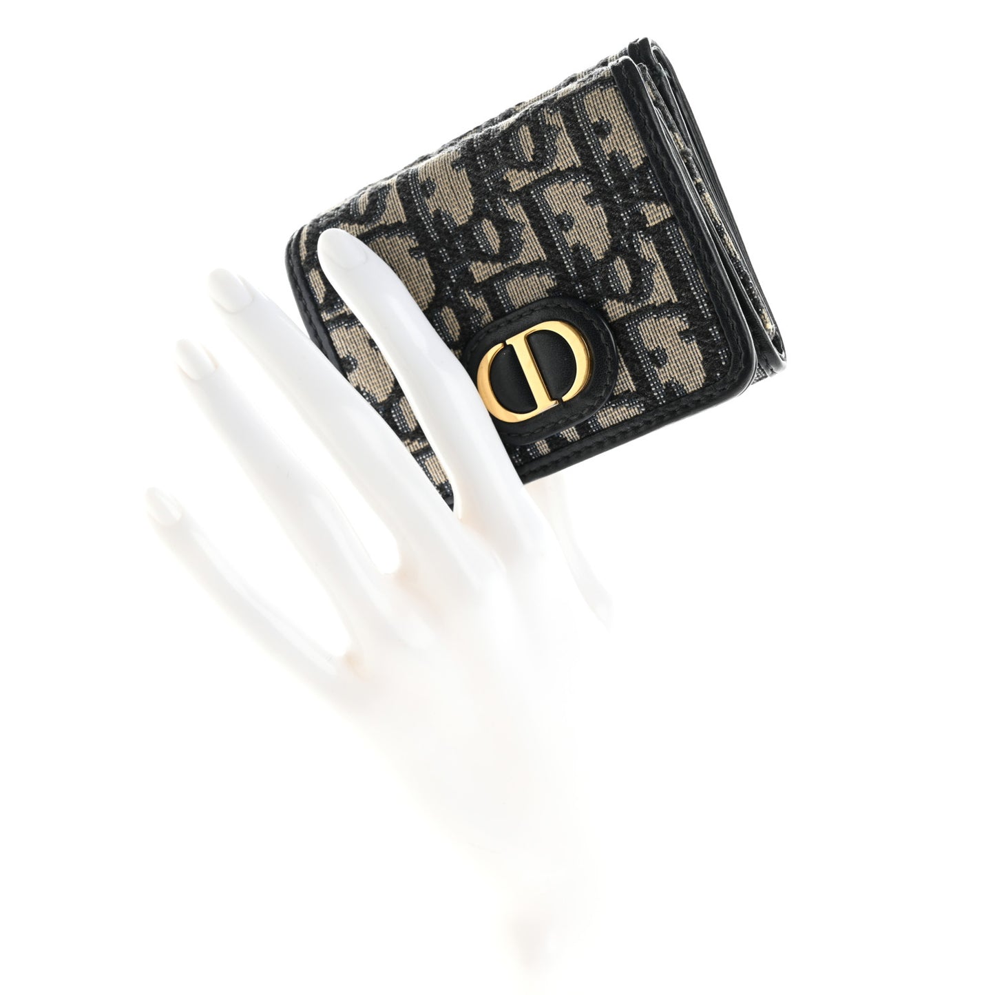 Oblique Compact Wallet Blue