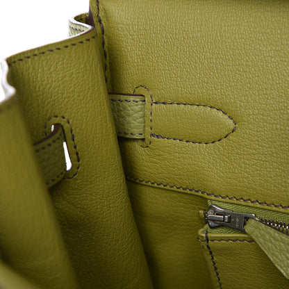 Hermes Togo Birkin 35 Vert Anis 16 of 31