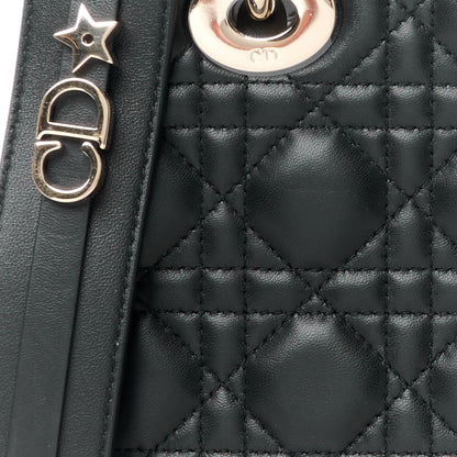 Christian Dior Lambskin Cannage Small My ABCDior Lady Dior Black 8 of 11