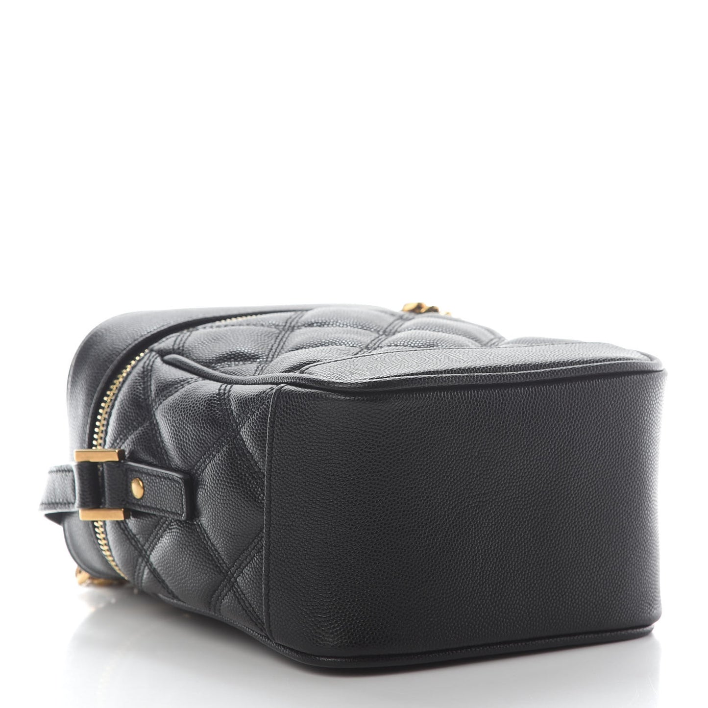 Grain de Poudre Quilted 80's Vanity Bag Black