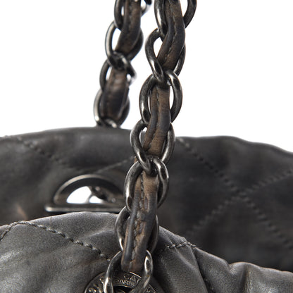 Chanel Iridescent Calfskin VIP Shopping Tote Grey 20 of 34