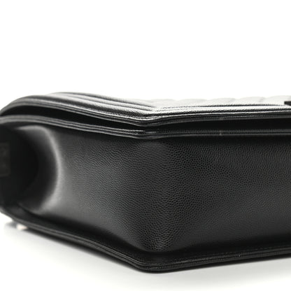 Chanel Caviar Quilted Large Boy Flap Black 9 of 10