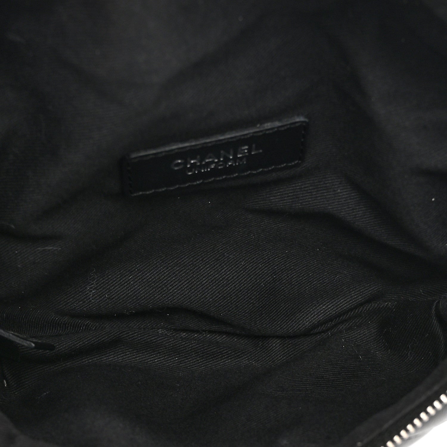 Chanel Calfskin Quilted Uniform Waist Belt Bag Black 5 of 10